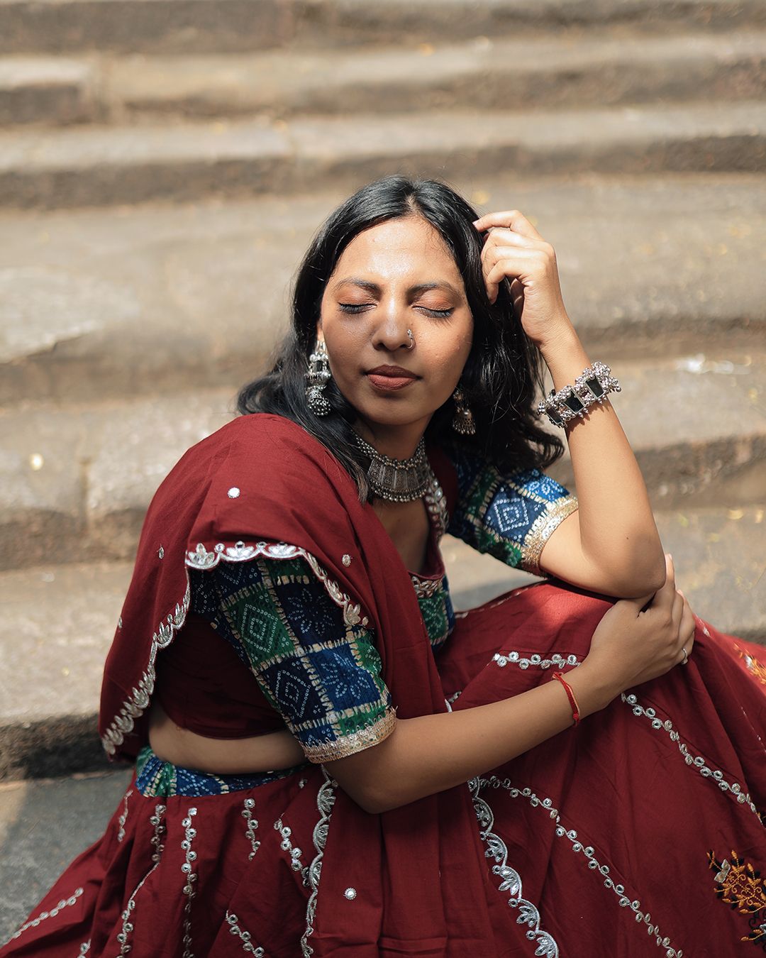 Laal Utsav Gota Patti - Sangini Boutique