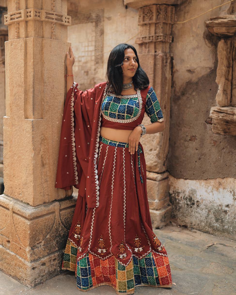 Laal Utsav Gota Patti - Sangini Boutique