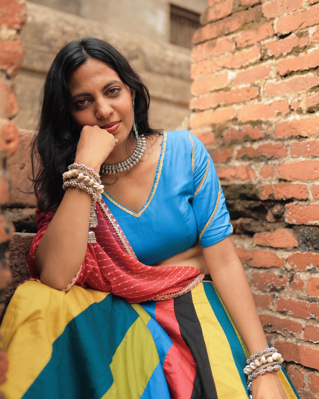 Navrangi Golden Detailed - Sangini Boutique